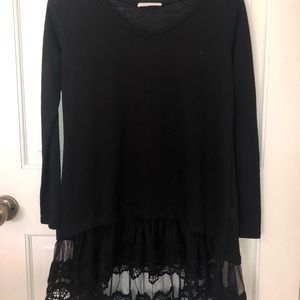 Long sleeve soft black shirt